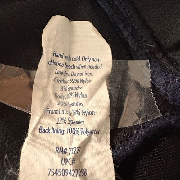 Croft & Barrow Navy swimsuit - Picture 7 of 11